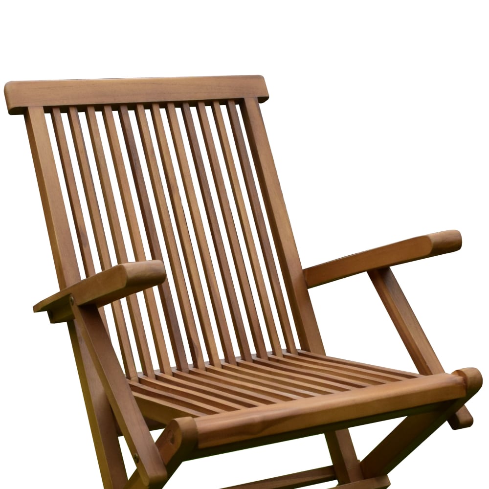 Lot de 2 fauteuils en - teck