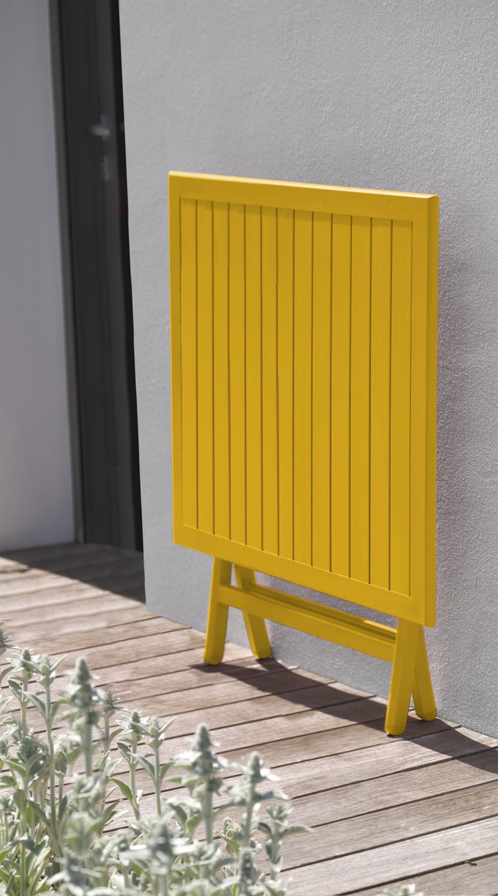 Table de jardin carrée pliante en aluminium - Maisons du Monde