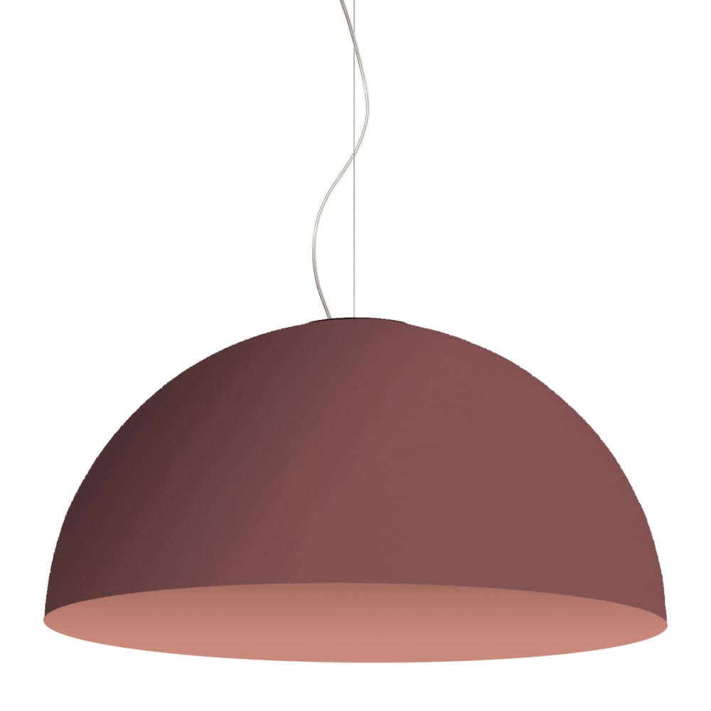 Keria Suspension en métal rouge style contemporain