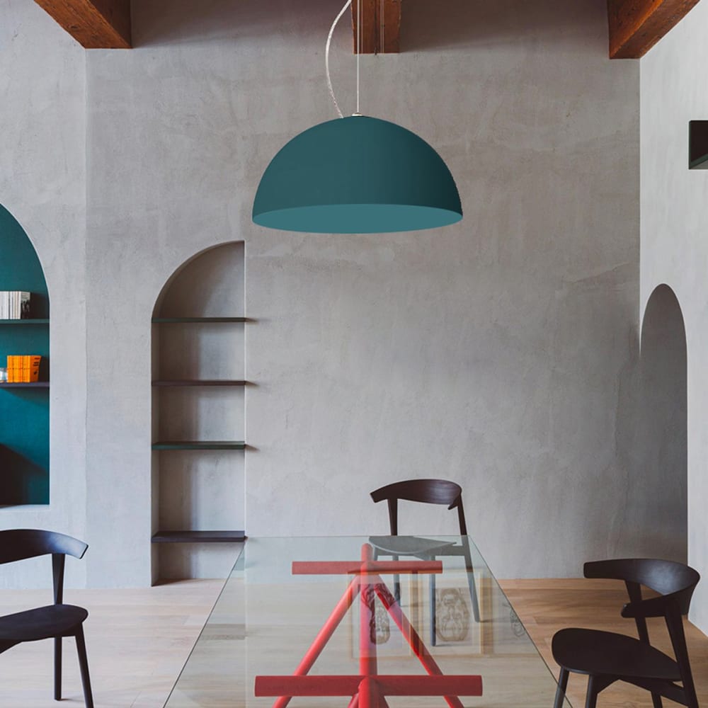 Suspension en métal bleu — vue 3