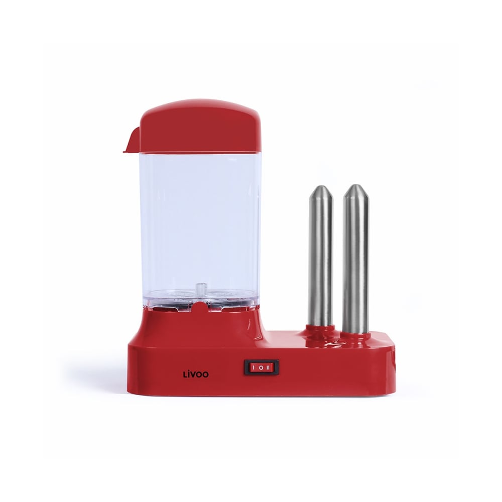 Livoo Machine à hot-dog rouge chili style classique chic - Pvc - Poly Chlorure De Vinyle