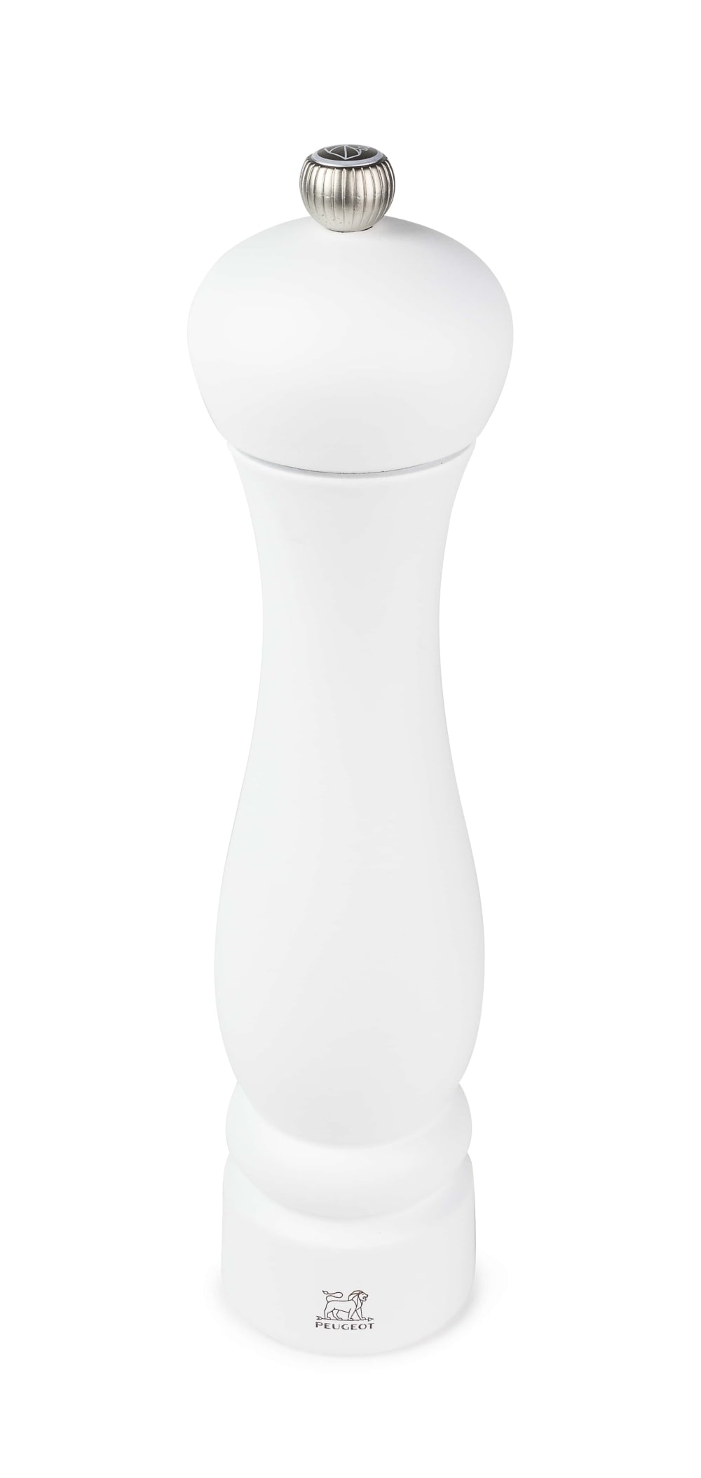 Moulin à sel bois blanc mat H24cm
