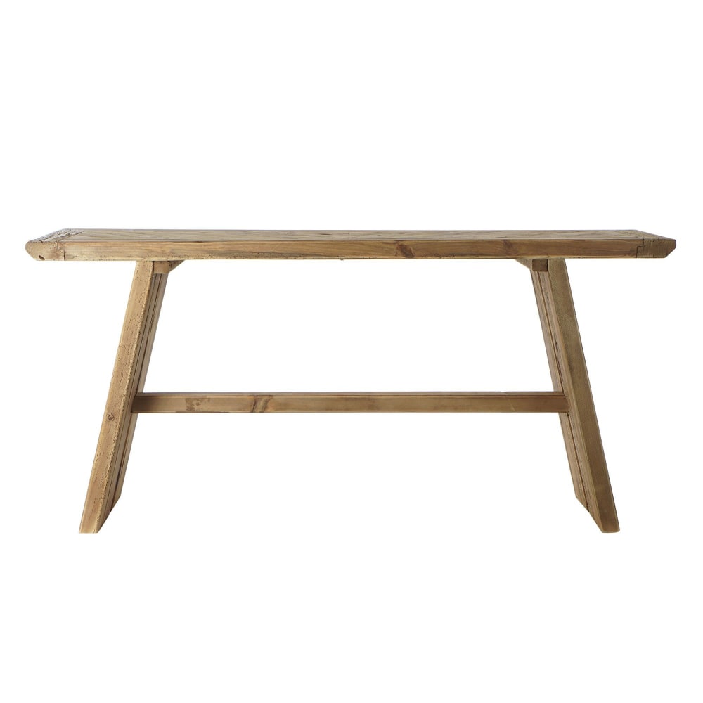 Console en bois recyclé rustique 160x45x76cm - Maisons du Monde