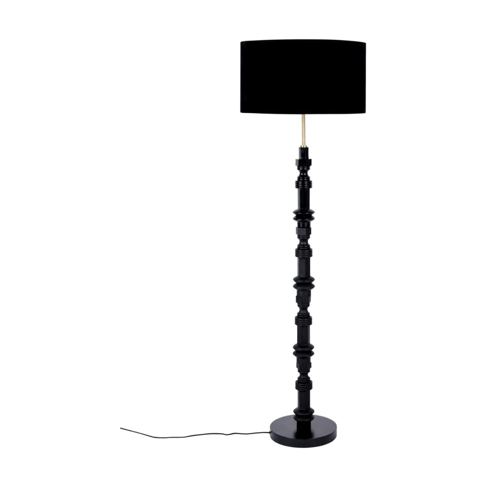 Lampadaire en aluminium noir