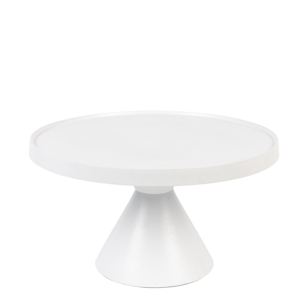 Table basse en aluminium blanc