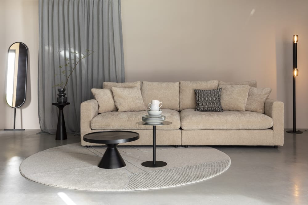 Table basse en aluminium noir - Maisons du Monde