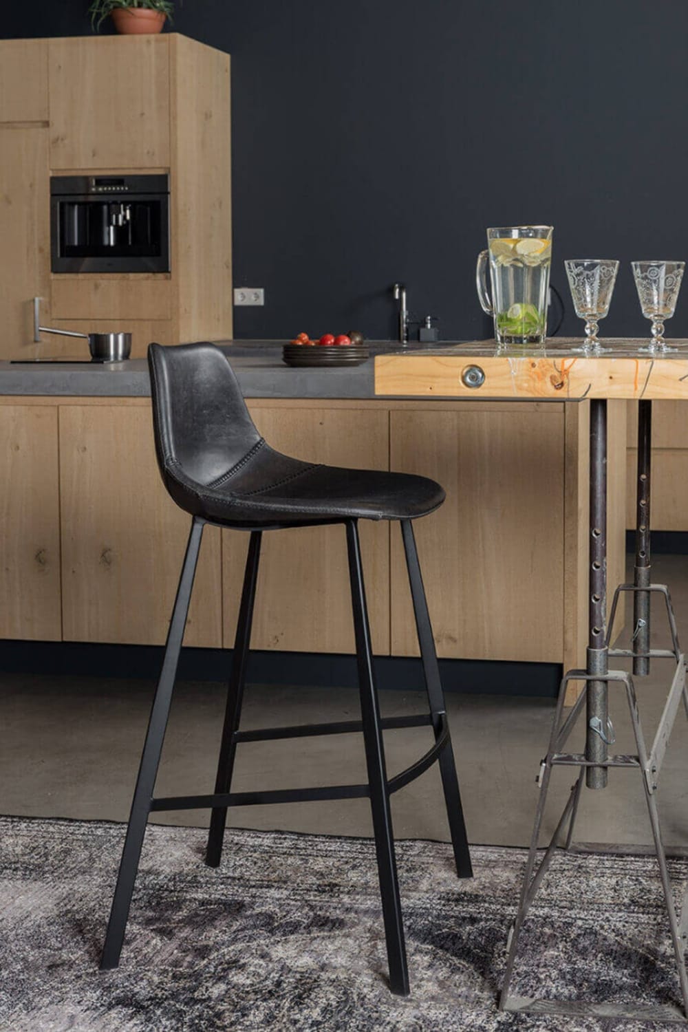 2er-Set Thekenstühle aus Kunstleder - Maisons Du Monde