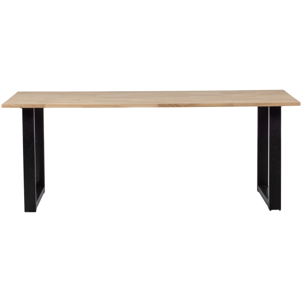 Table à manger en bois de chêne 6-8 personnes Ø220 cm