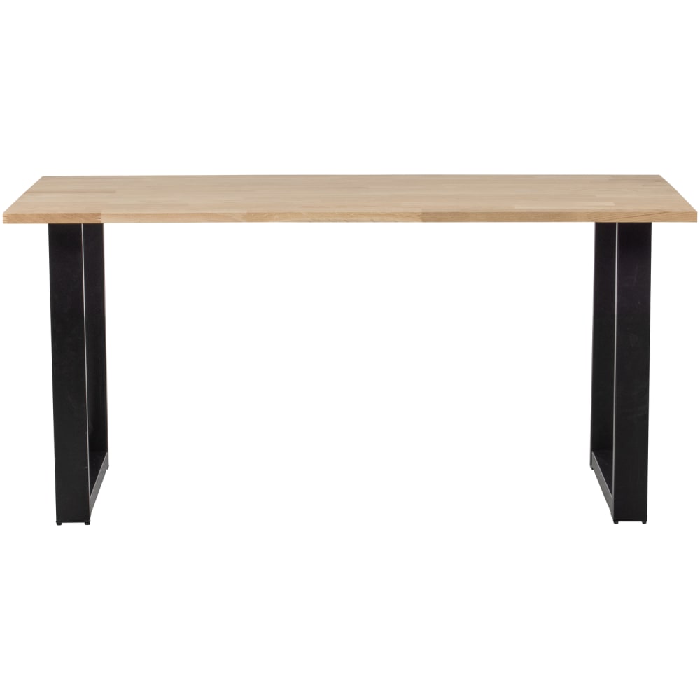 WOOOD Esstisch aus Eichenholz für 6 Personen, Braun, 180x90 cm style modern Transparent