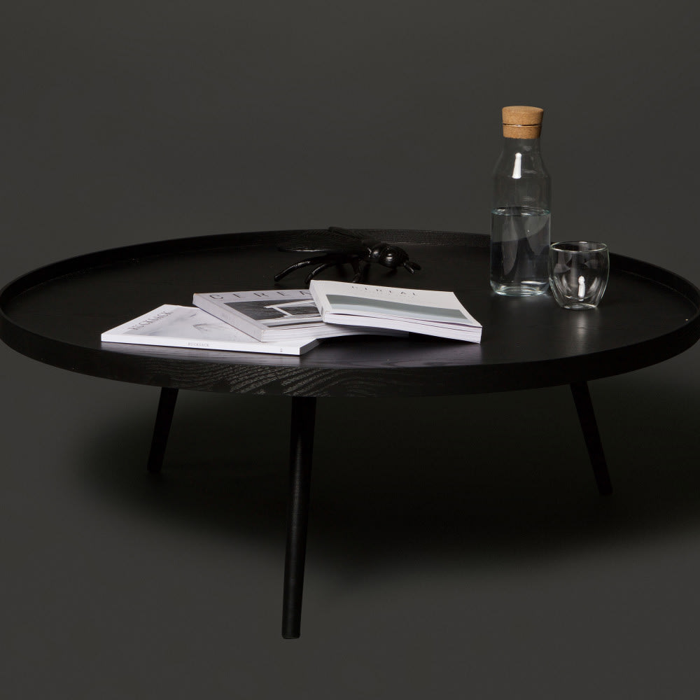 Table basse en bois noir - Maisons du Monde