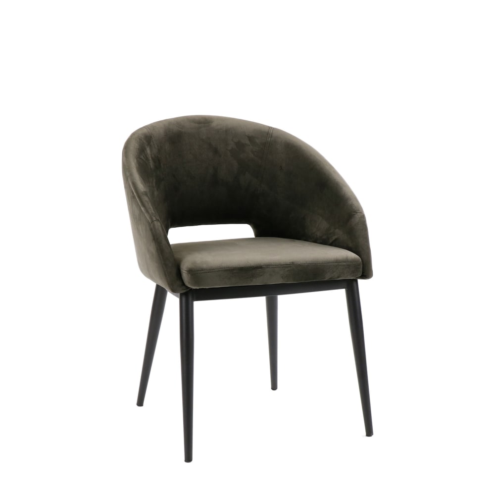 Chaise en velours gris — Beyit