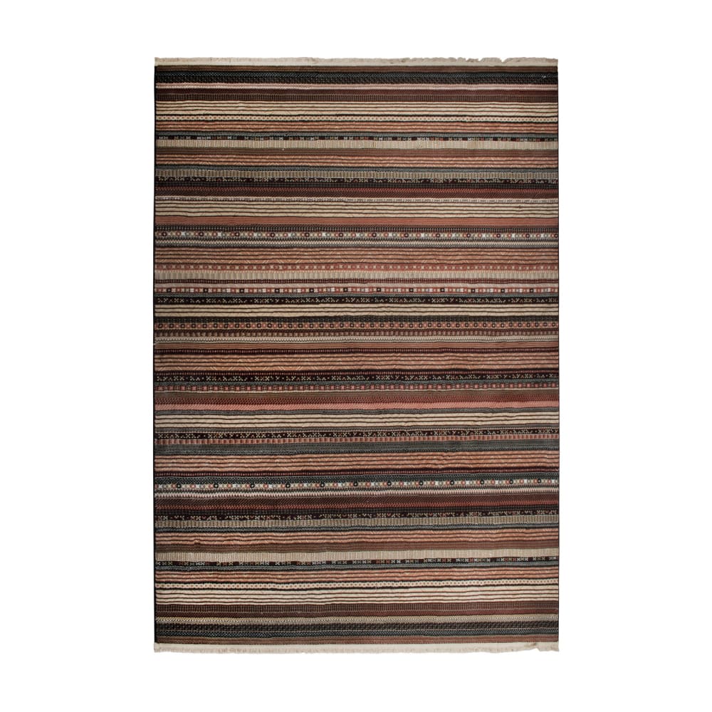 Zuiver Teppich 200x295 aus Jute, schwarz - Stoff