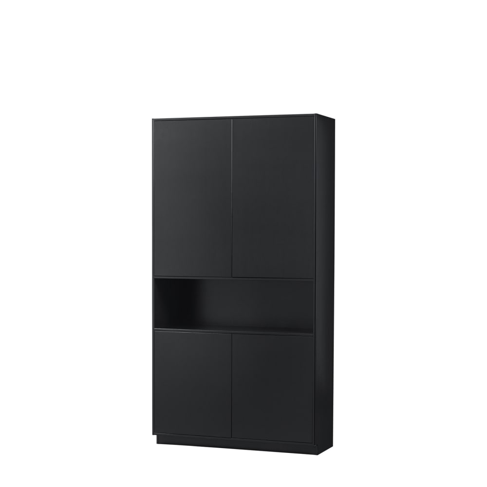 Armoire en bois noir