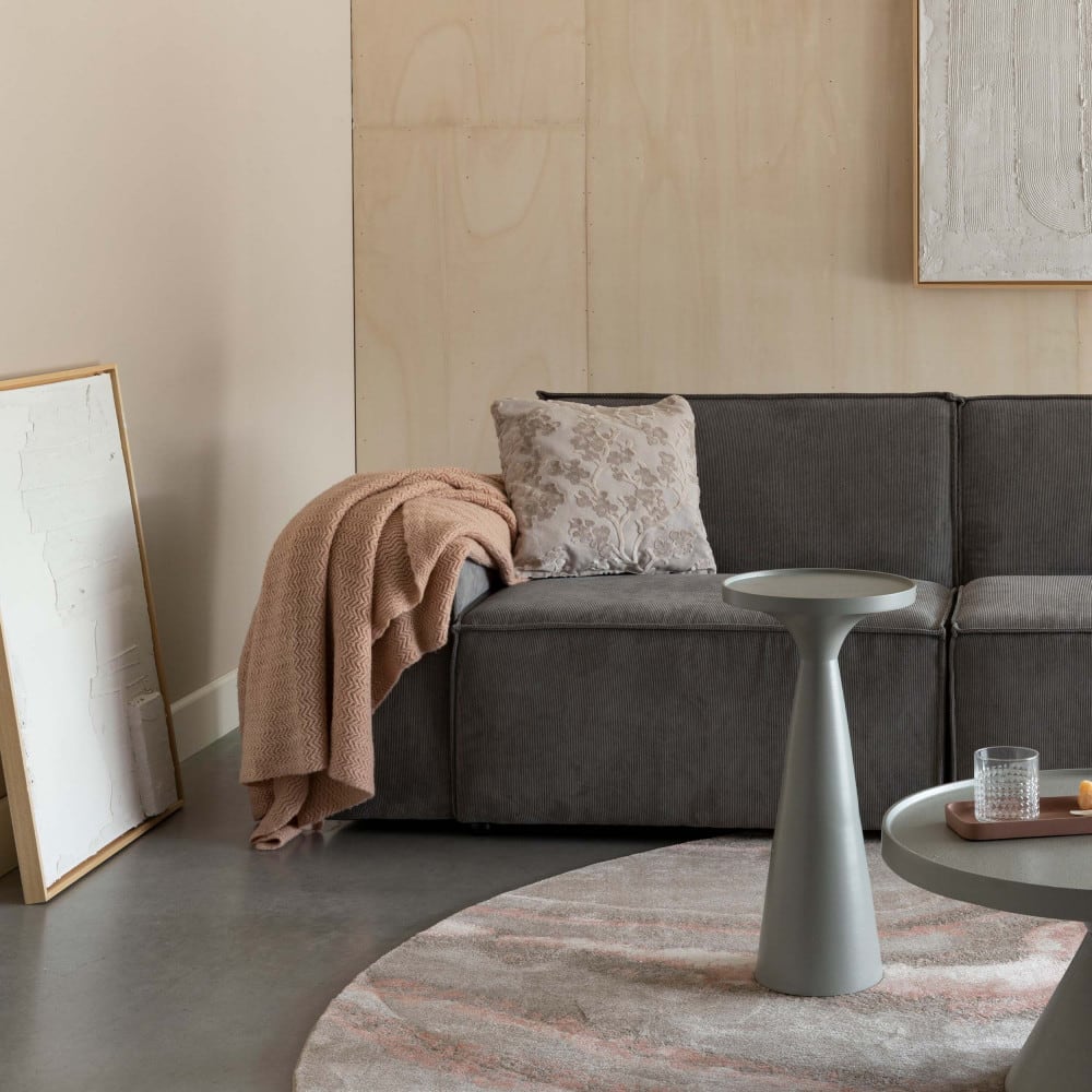 Table d'appoint en métal ø28cm - Gris - Maisons du Monde