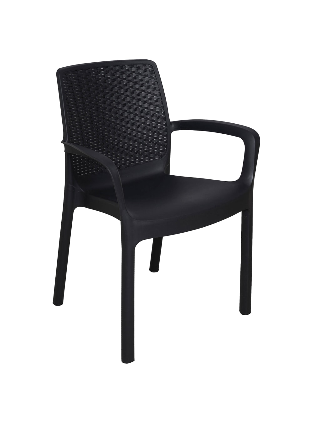 Chaise d'extérieur anthracite 54x61 cm