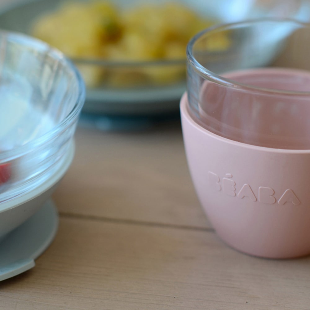 Coffret repas en verre Duralex Eucalyptus (3 pièces) (Béaba) - Image 3