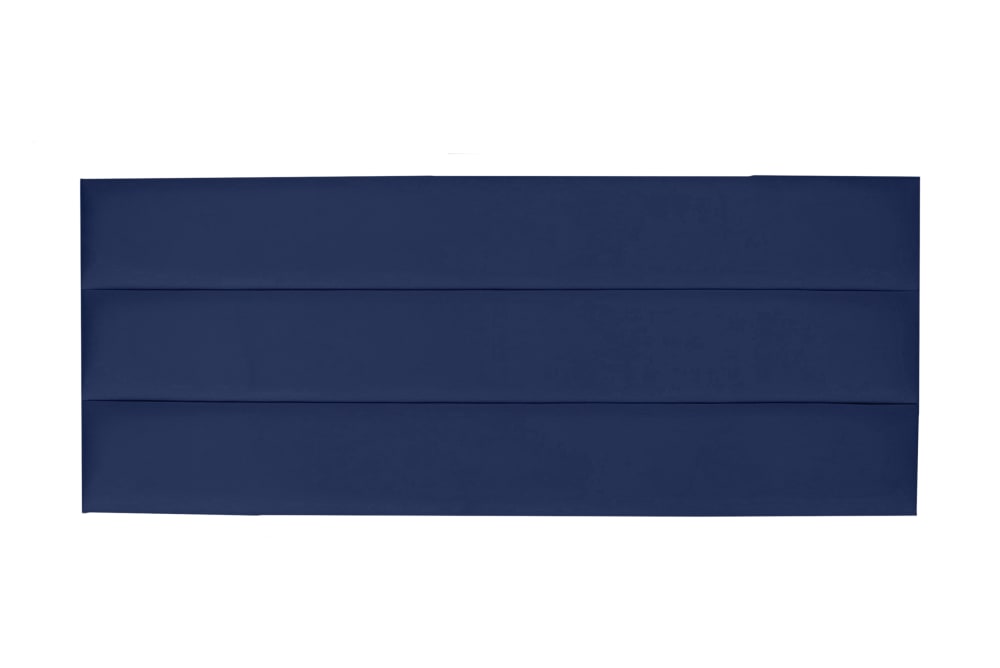 RNT by Really Nice Things Gepolstertes Kopfteil 160x60 aus Sperrholz und blauem Samt. style classic chic - Samt
