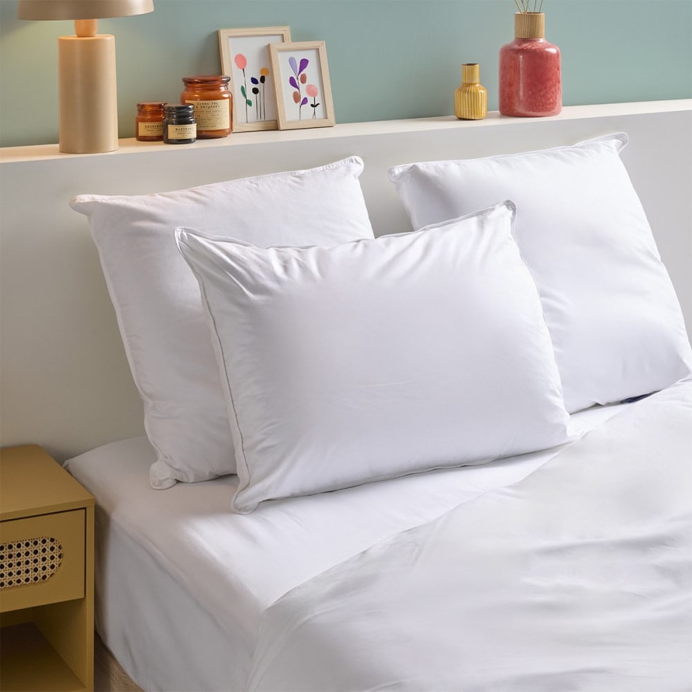 Oreiller Confort Moelleux Enveloppe coton 50x70cm - Maisons du Monde