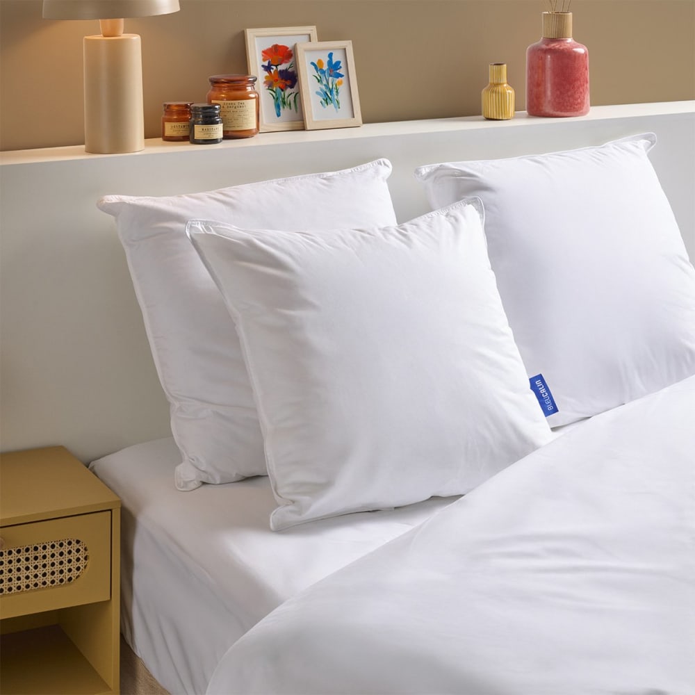 Oreiller Confort Moelleux Enveloppe coton 60x60cm - Maisons du Monde