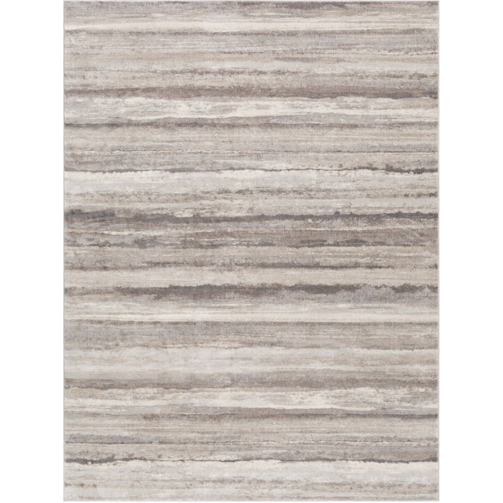 Tappeto scandinavo moderno grigio/marrone 200x275 - Livabliss