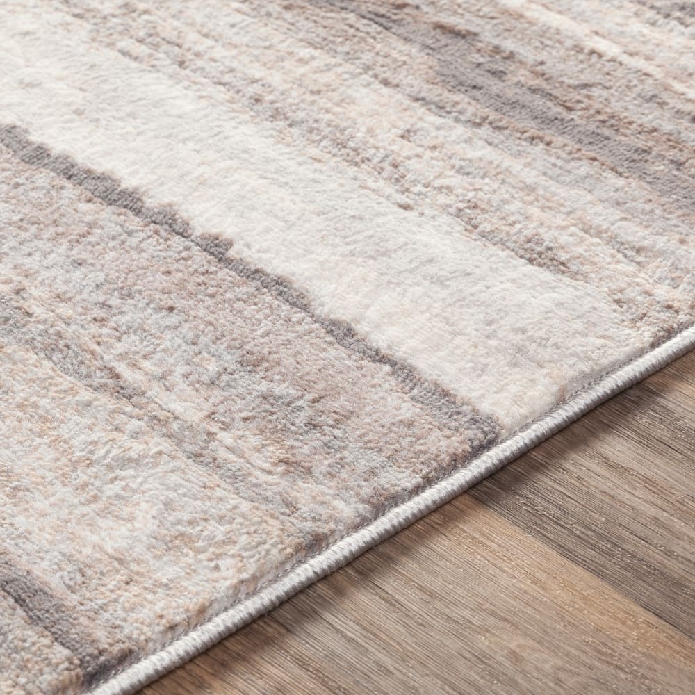 Tapis scandinave moderne gris/marron 200x275 — vue 4