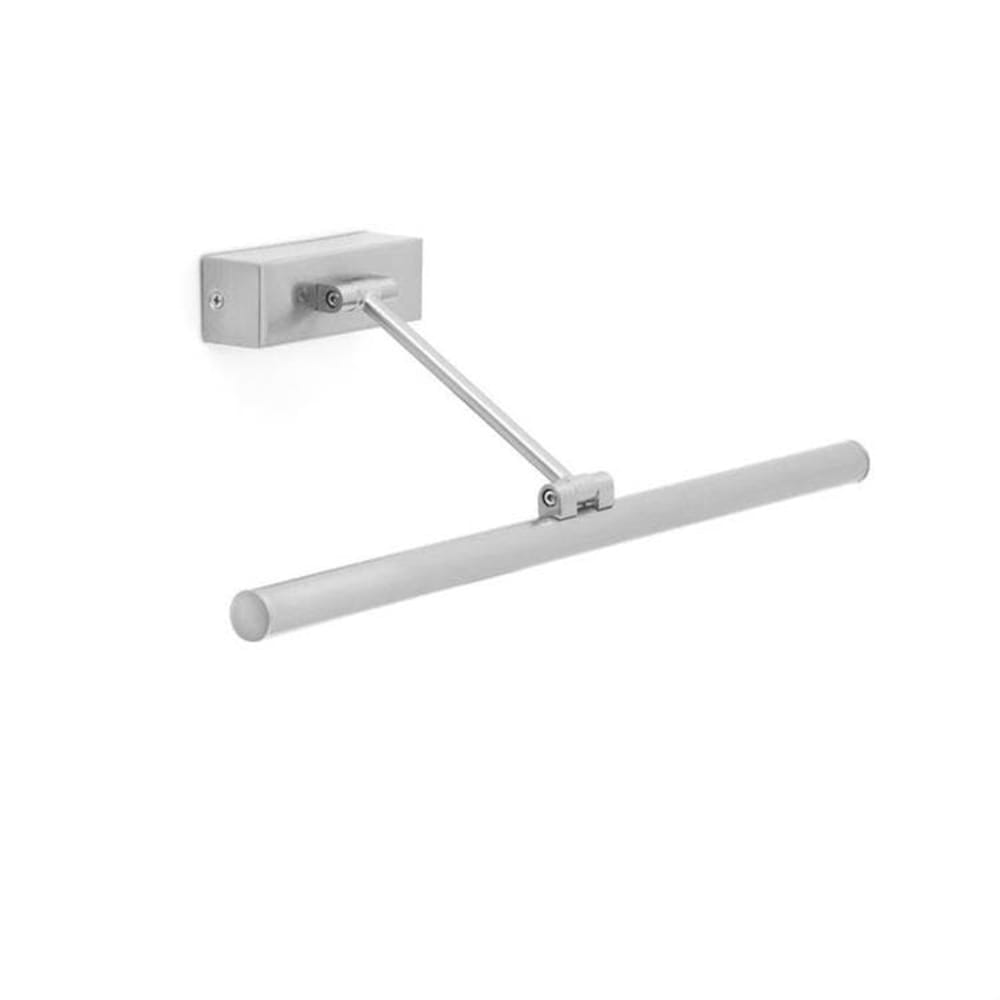 Aplique led para cuadro en metal plateado 45cm