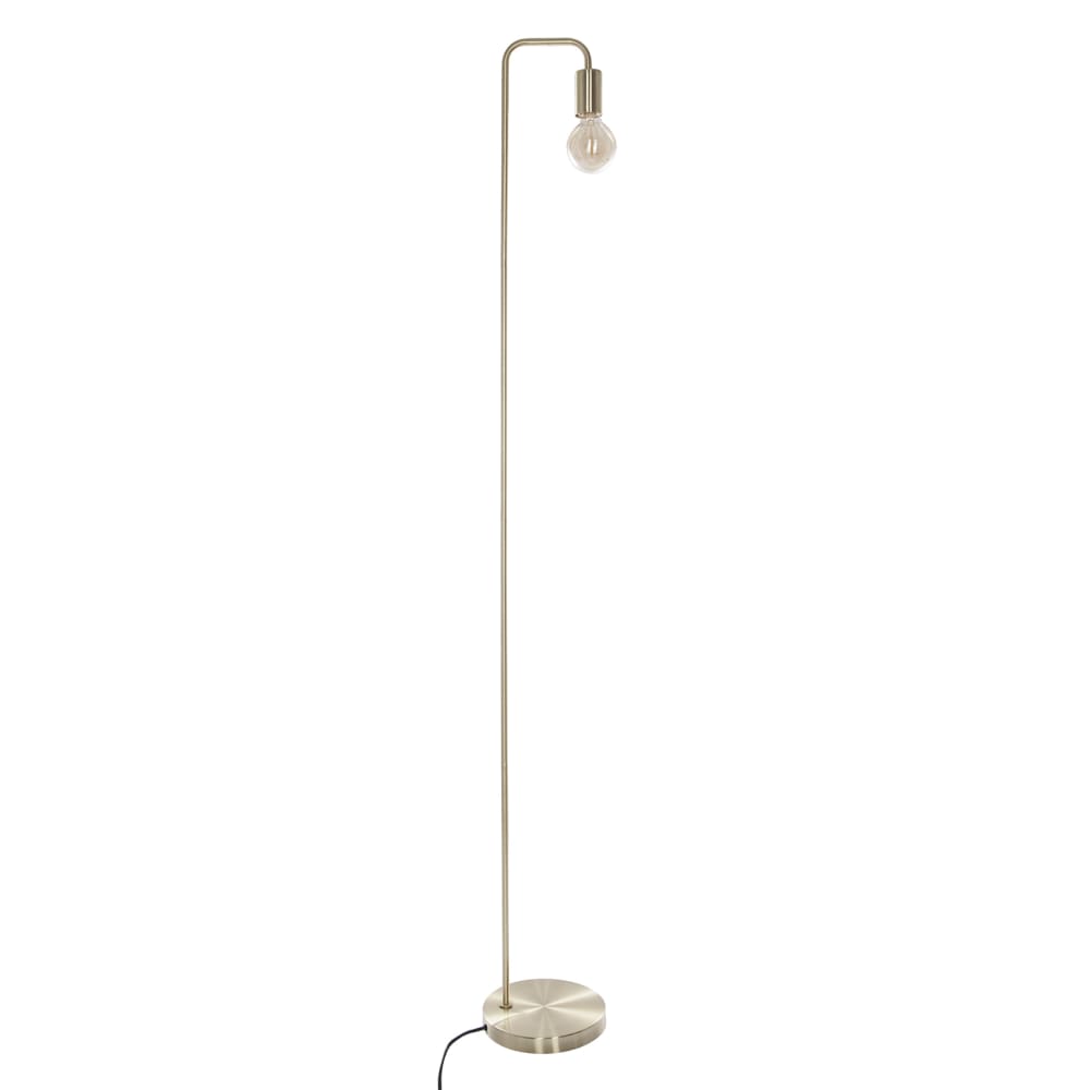 Lampadaire métal doré H150cm