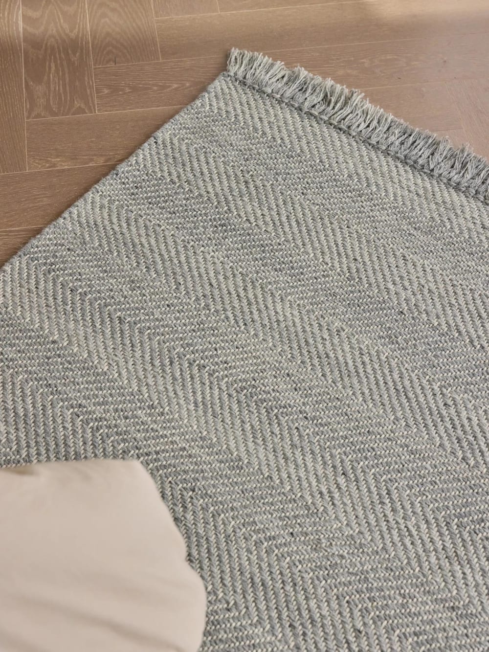Tapis de laine gris clair 160x230 — vue 4