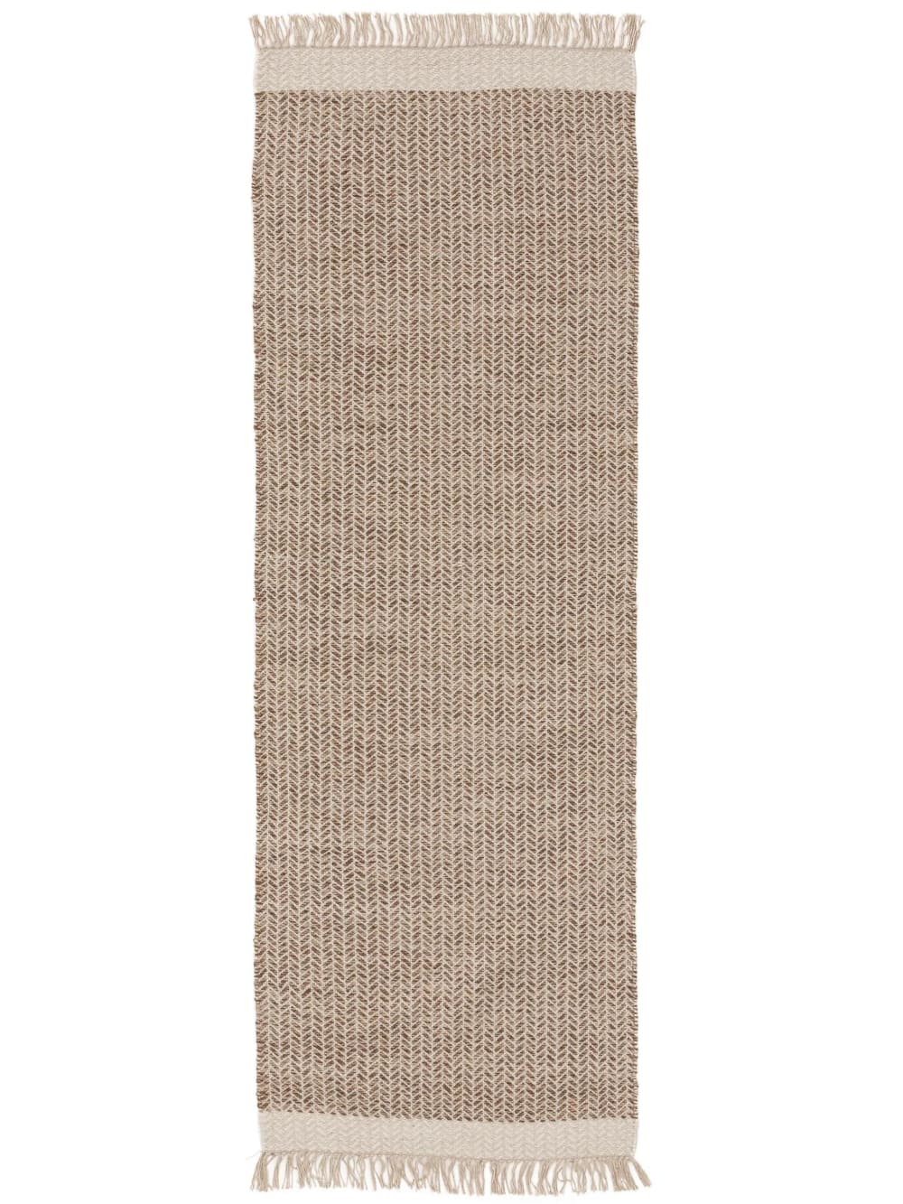 Alfombras de pasillo de lana beige 70x200