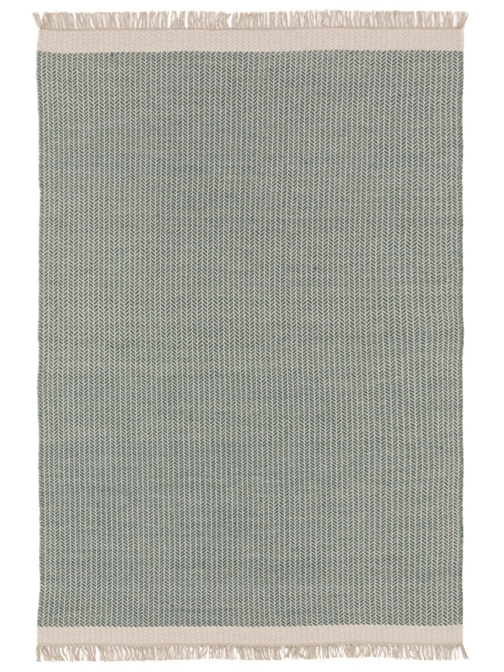 Alfombra de lana menta 120x170