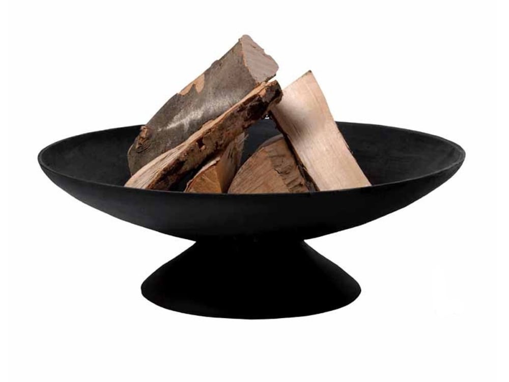 Foyer brasero rond pour bûches en fonte diamètre 59 cm