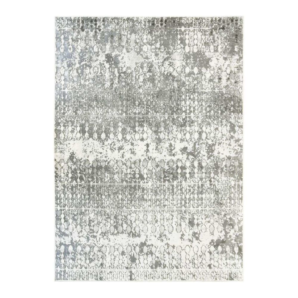 Tapis extra-doux impression gris argent 120x170