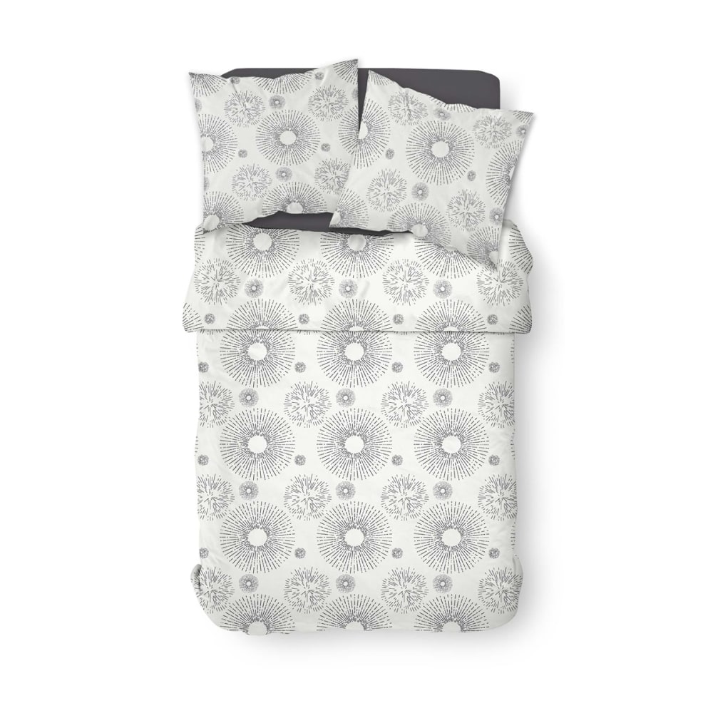 Housse de couette 260x240 flanelle + 2 taies - Maisons du Monde