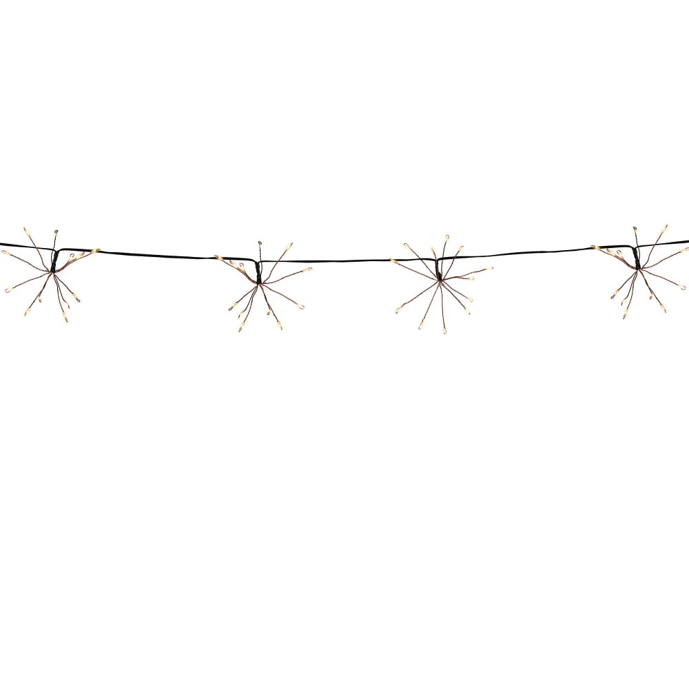 Guirlande solaire micro led Plastique Beige 4.2M
