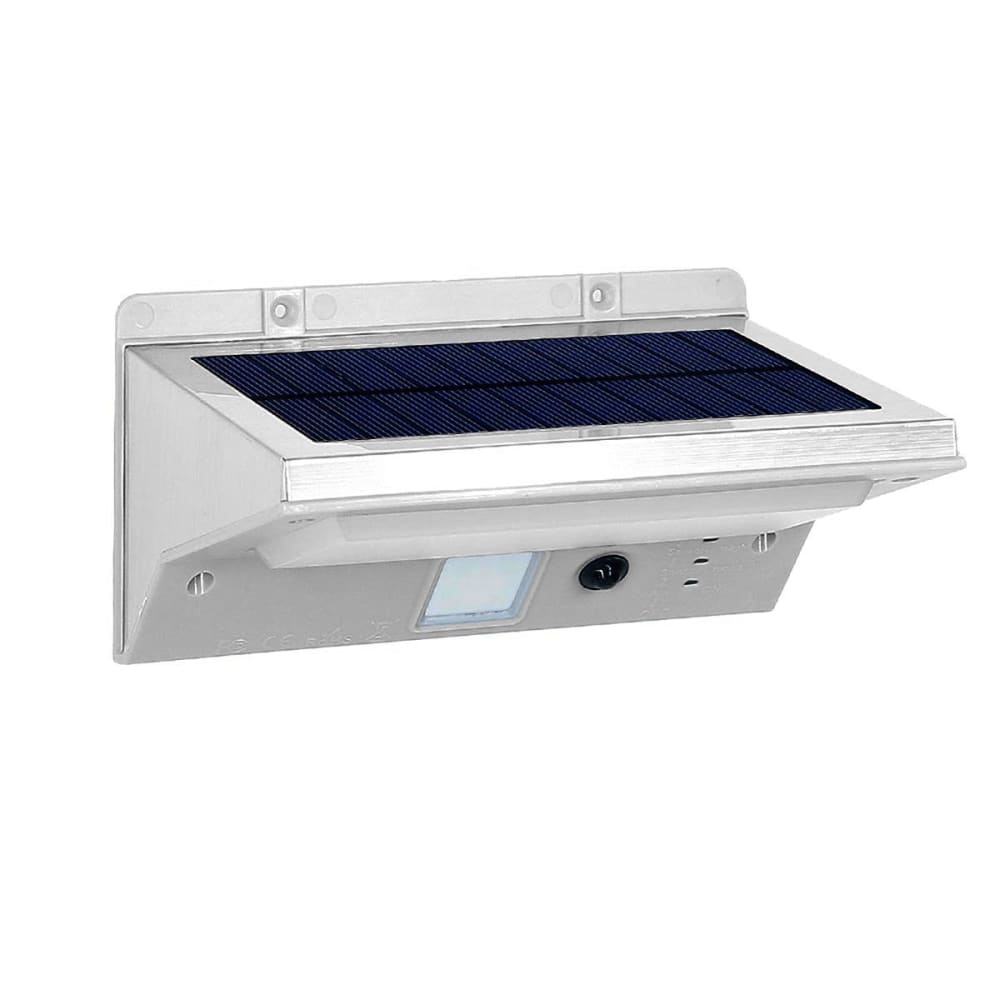 Projecteur solaire applique mural Plastique Gris 250LM