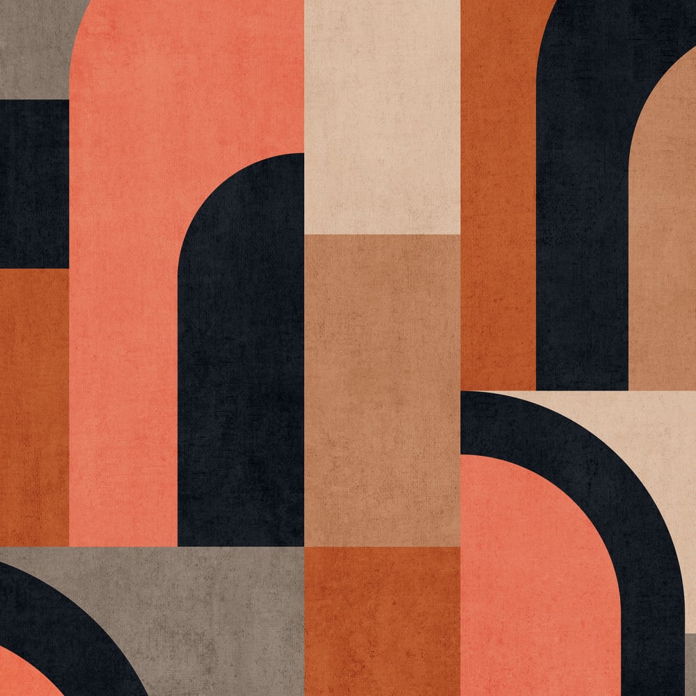 Papier peint graphique block color 159x280 cm — vue 4
