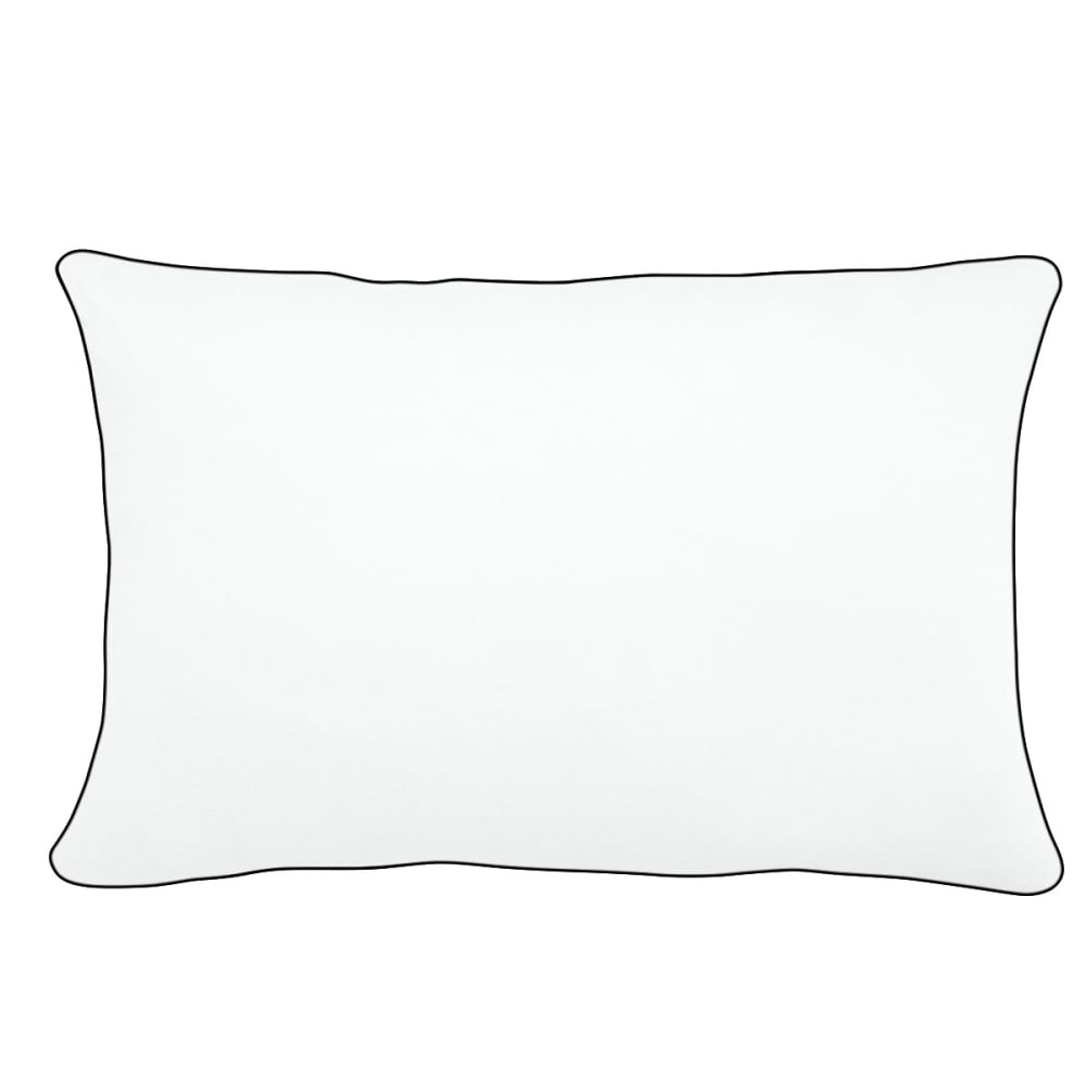 Taie d'oreiller jersey coloris blanc 65x65 cm - Maisons du Monde