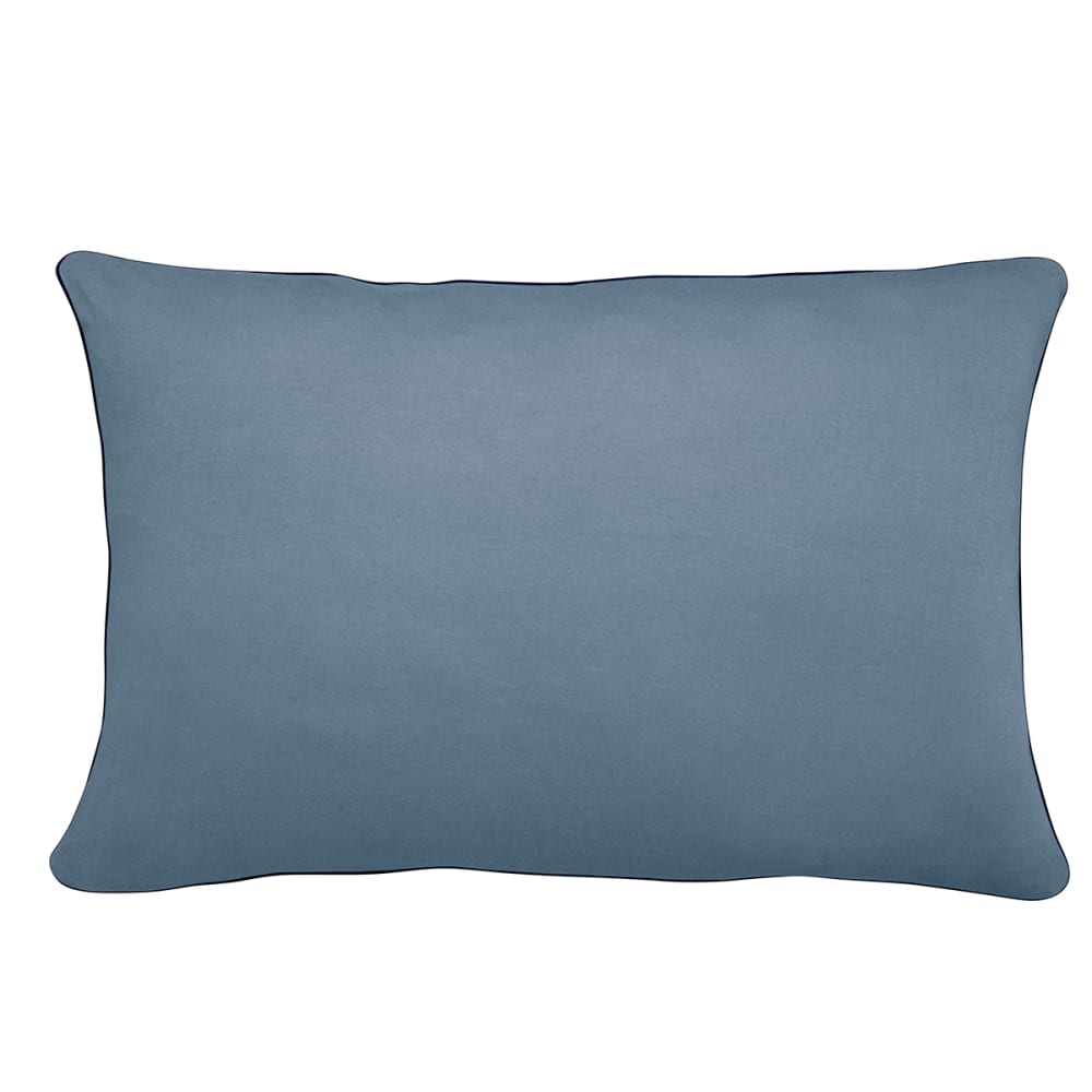 Taie d'oreiller jersey coloris denim 65x65 cm - Maisons du Monde