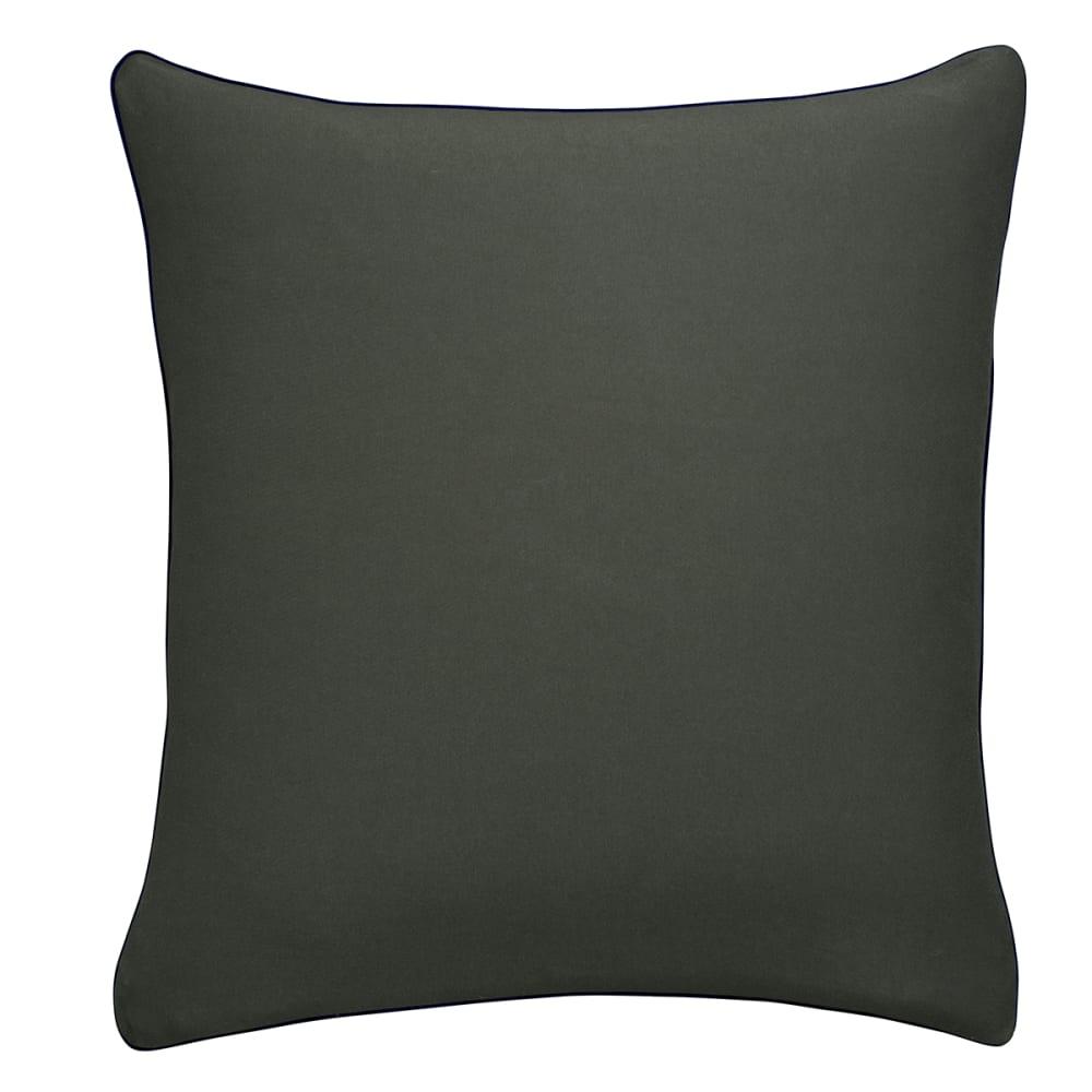 Taie d'oreiller   jersey coloris carbone 50x75 cm