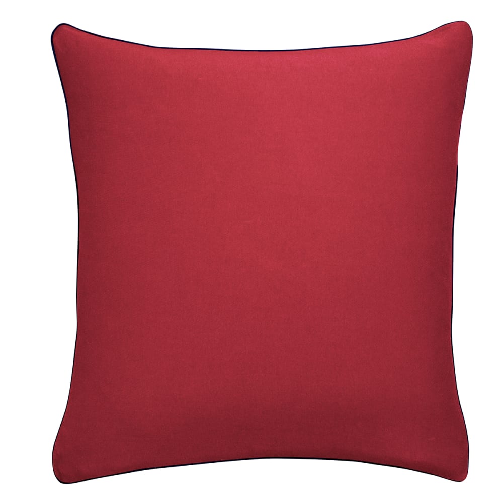DODO  - Taie D'oreiller Confort Jersey Coloris Ruby 65x65 Cm 