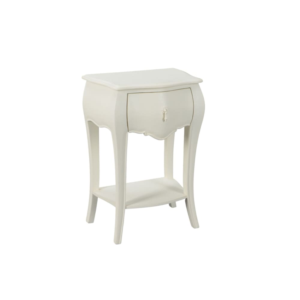 Table de nuit baroque en bois 1 tiroir 1 tablette