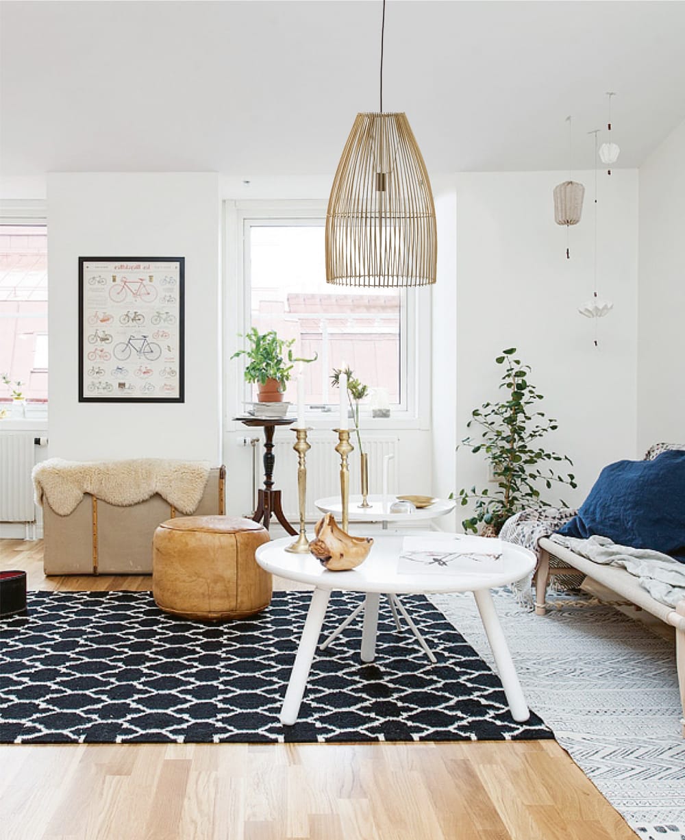 Lámpara de techo mimbre natural beige Ø40 cm E27 - Maisons du Monde