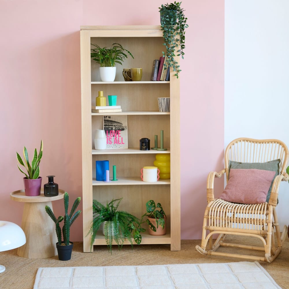 Bibliothèque moderne en chêne blanchi - Maisons du Monde