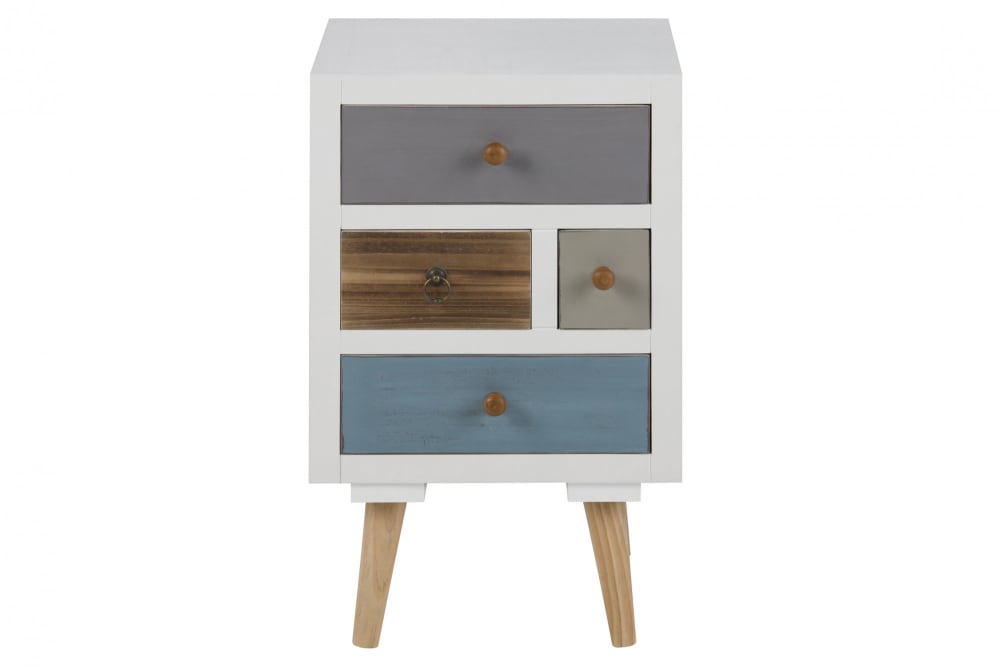 Table de chevet 4 tiroirs