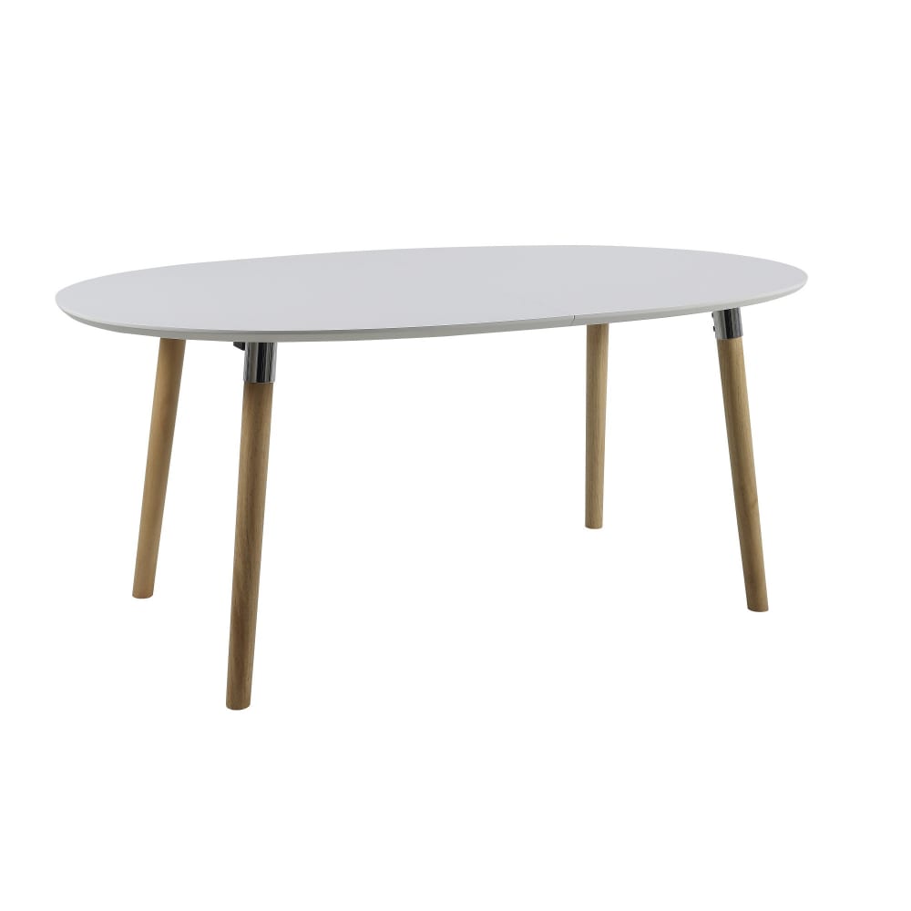 table ovale extensible