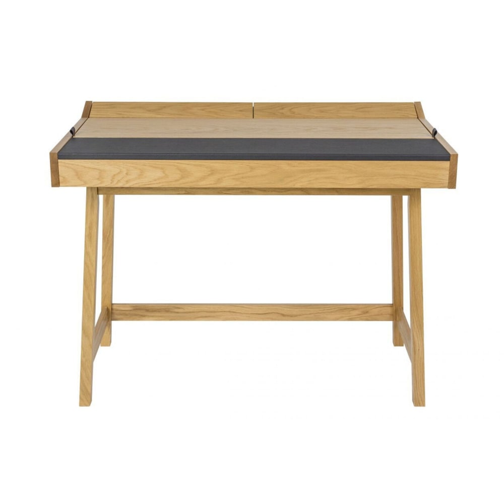 bureau en bois et cuir