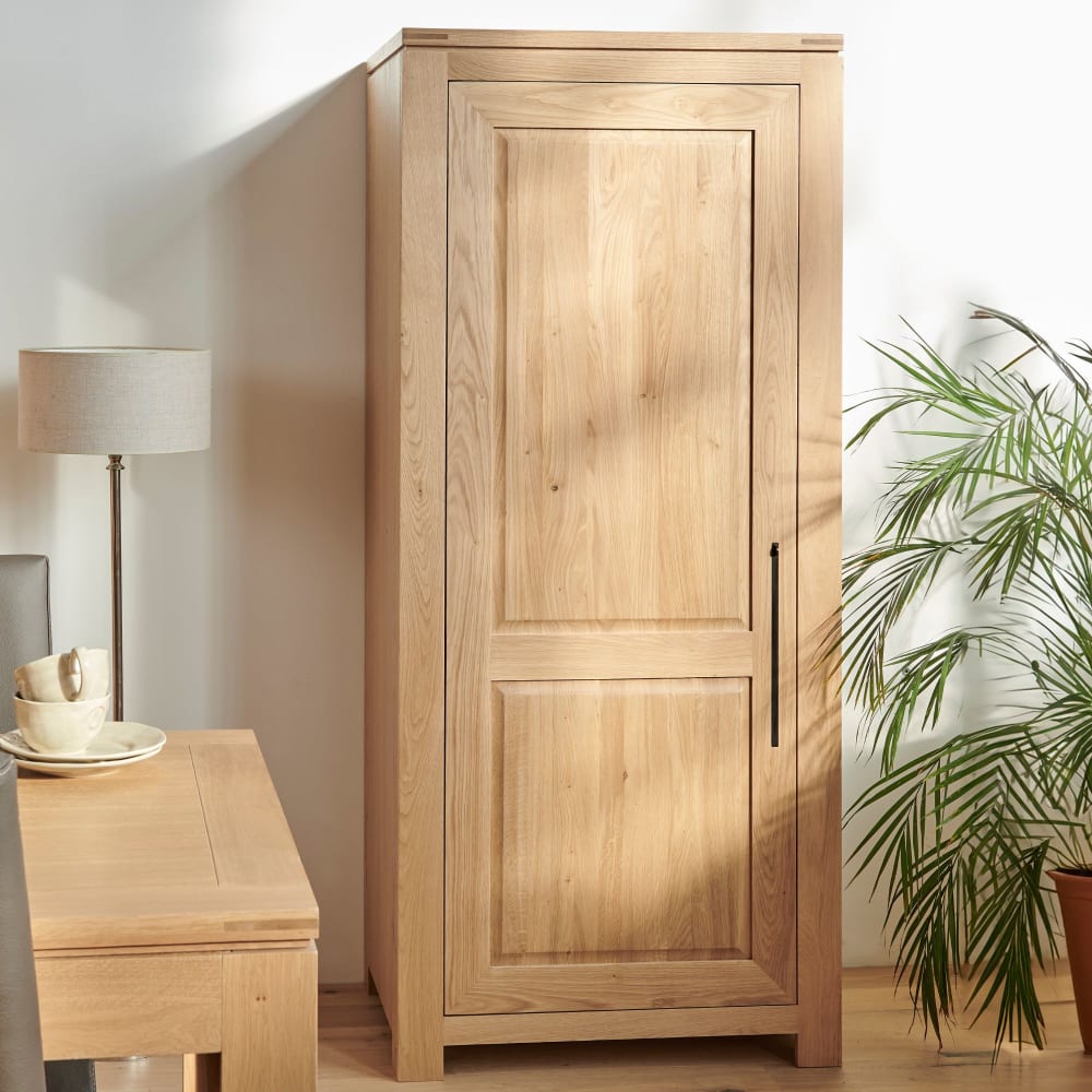 Bonnetière moderne en chêne clair 1 porte - Maisons du Monde