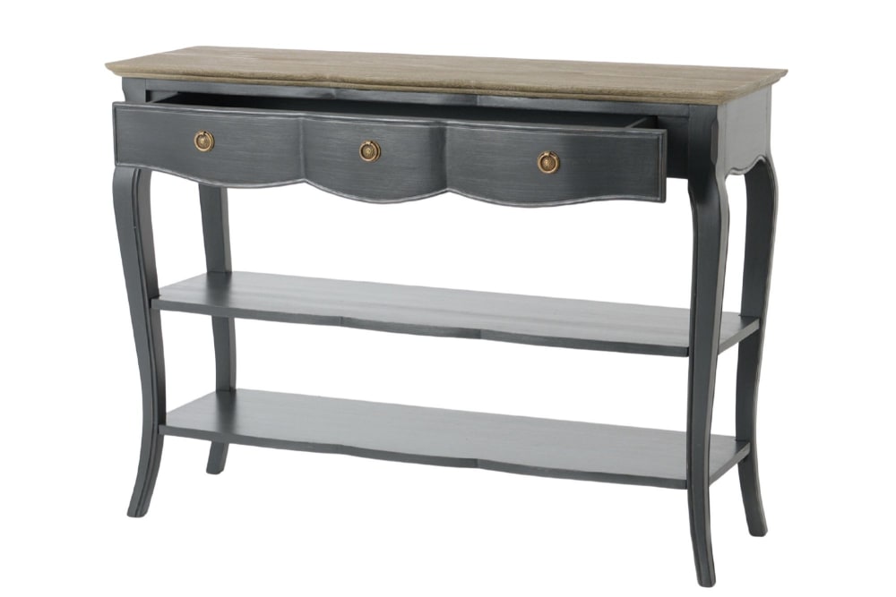 Console 1 tiroir 2 tablettes L110 - Maisons du Monde