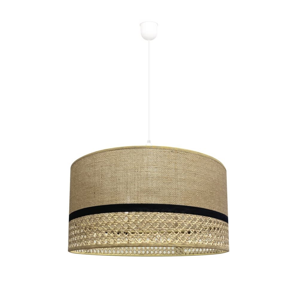 suspension marron naturel