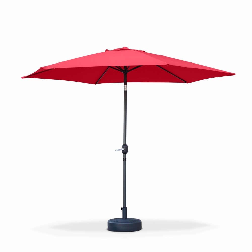 Ombrellone rotondo, ø3m, rosso - sweeek